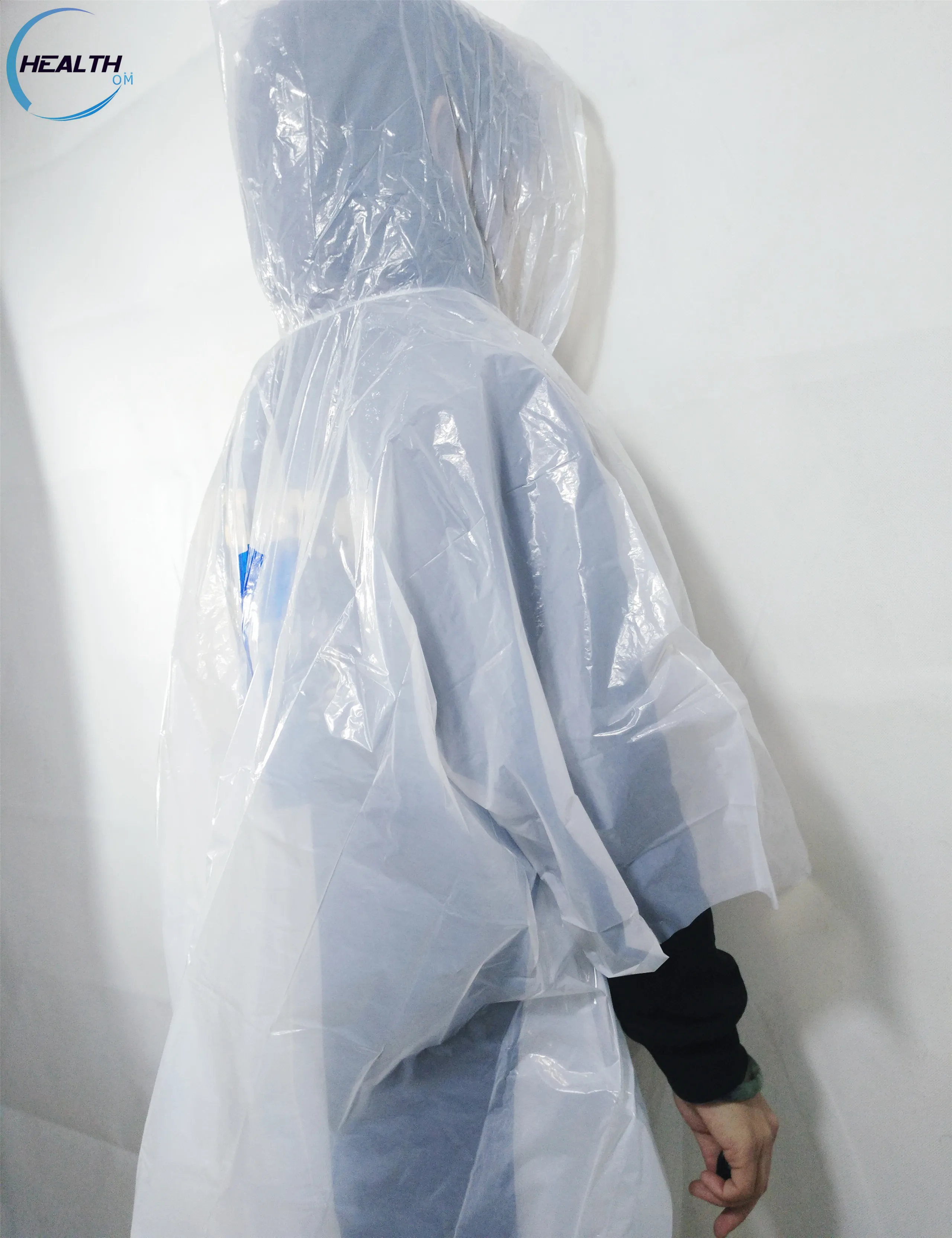 Clear Plastic Rain Jacket Pe Disposable Poncho Bicycle Buy Clear