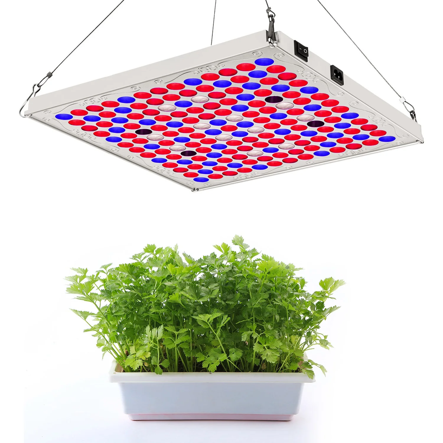 45w Led Grow Light Panel With Red&blue&white Spectrum For Hydroponics ...