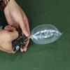 60 X 45 cm SGS verified outer pressure proof frosted 60 microns PO air cushion bag for trolley case inner void filling