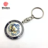 Press casting metal personalised quality keychain class key ring