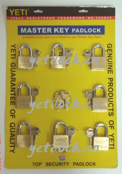 padlock set of 10