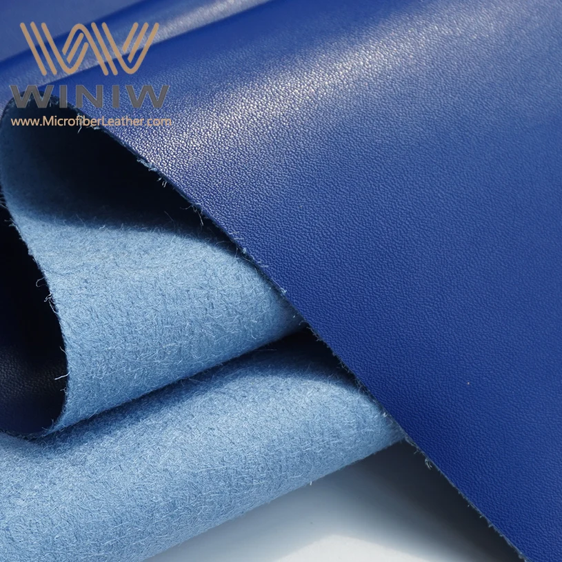 Tensile Abrasion Resistant Micro Fiber PU Artificial Leather for Sports Equipments