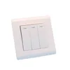 British bihu golden 13a 3 gang 2 way electric lighting wall switch