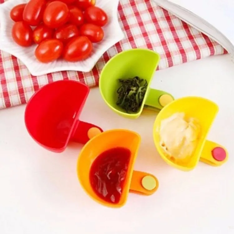 Dip Clip Bowl Dipping Sauce Clip Cup Condiment Dipping Bowls Clipon