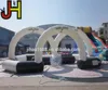 Outdoor Zorb Ball Race Track Inflatable Go Kart Track For Sale