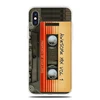 for iPhone X XS XR 7 8 Case, Slim Fit Anti Scratch Shock Resistant Soft TPU Bumper Shell Recorder Tape Design Pattern Cases