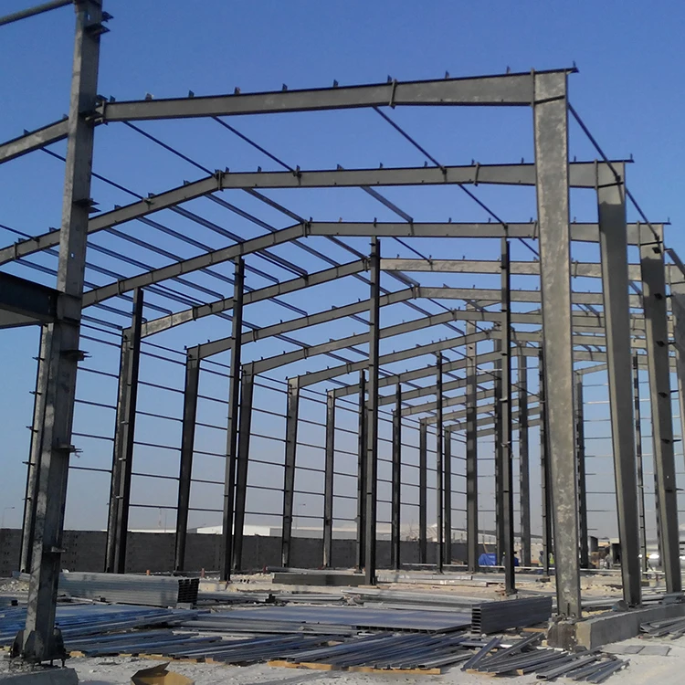 Frame building construction warehouse light steel shade structure