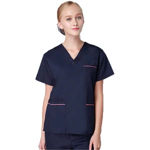 Medical Scrubs Clothing Uniform Dropshipping V Neck Poly Cotton Nursing Uniform Nurse Medical Scrubs Design Medical Scrubs Clothing Uniform Dropshipping V Neck Poly Cotton Nursing Uniform Nurse Medical Scrubs Design