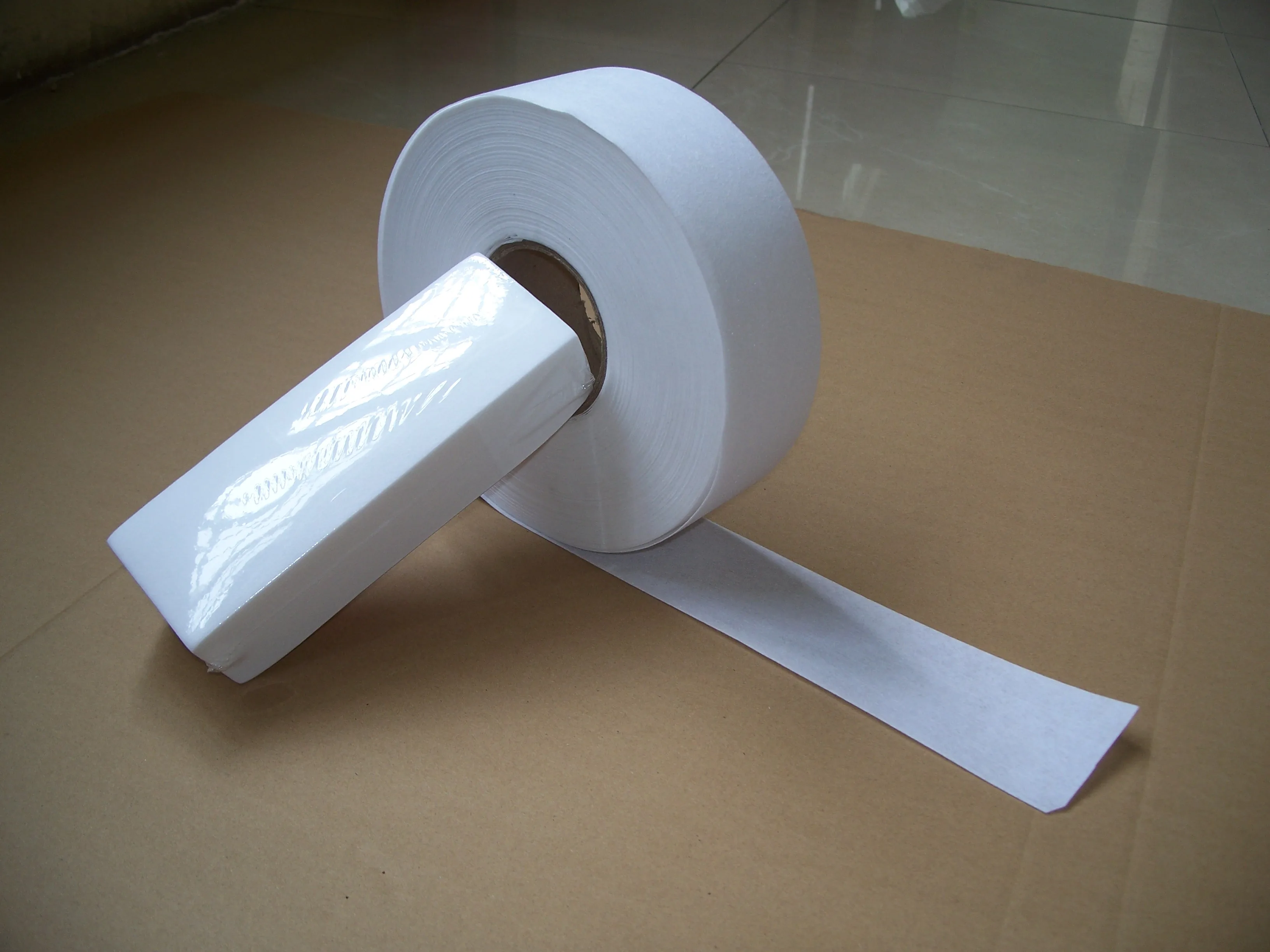 Disposable Cotton Depilatory Wax Strips Hair Remove Strips Cotton