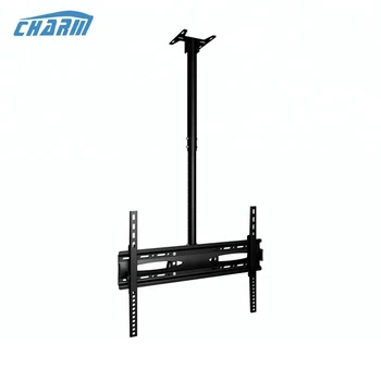 Retractable Tv Ceiling Mount For 30 63 Inch Tvs Flip Down Ceiling Tv Mount Tv Wall Mount Bracket Support 15 Degrees Tilt Buy Tv Ceiling