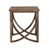 Mid century classical modern antique french style accent furniture elm end phone table recycled wood table