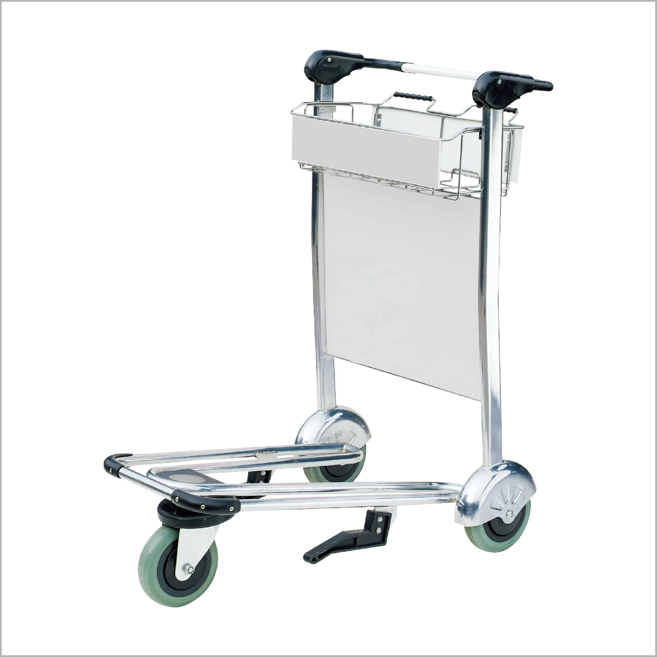 7 Inch Durable Heavy Duty Anti-static TPR 180kg Airport Trolley Wheel Swivel Rolling Aircraft Luggage Cart Wheel Only
