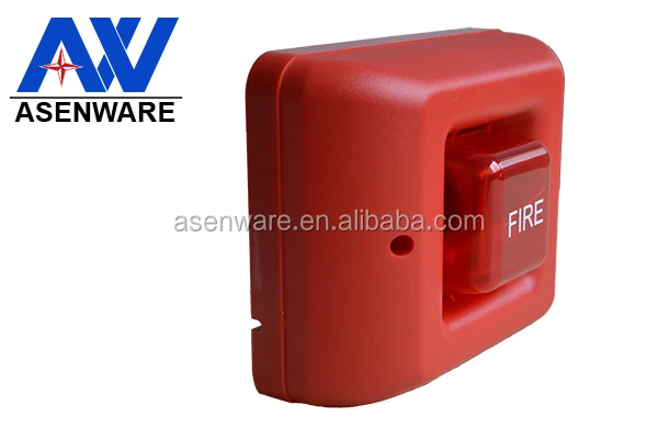 Fire Lamp Sounder LED Flash Strobe Siren Horn