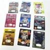 USA market Men Enhancement 3D Crazy Thunder Bull 9X Max Powder Capsule 3D Card Display box with Plastic Cover