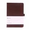 Smooth Plain PU leather Hardcover Notebooks and Custom Journals and Closure Band and Pen holder Loop Supplier Made in China
