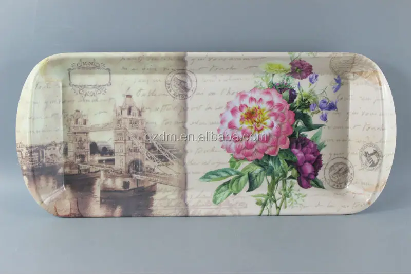 12inch plastic rectangular tray with handle