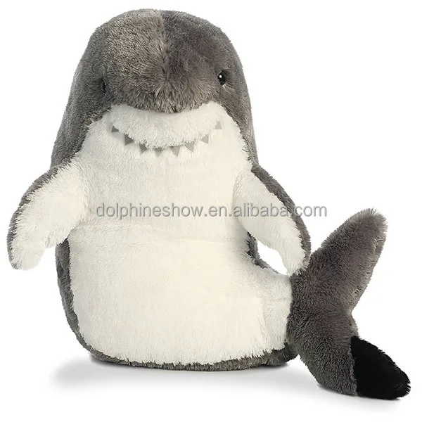 Tùy chỉnh Nhồi Bông Phim Hoạt Hình Động Vật Biển Xám Plush Shark 10 '' Bán Buôn Dễ Thương Mềm Shark Plush Đồ Chơi