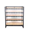 double sides 40 hooks wooden panel metal hanger bag shoe unerware bra sock snack flip flops display rack