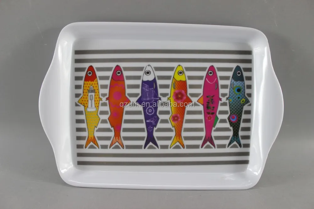 15x15cm Melamine small tray, Mealmine square tray