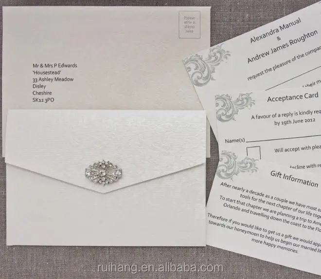 Royal Pebbles Embossed Paper For Diy Wedding Invitations Buy