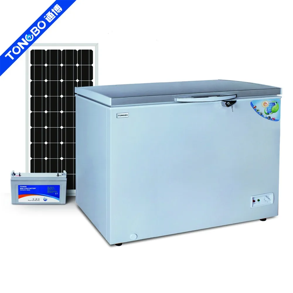 282l Best Quality Solar Chest Freezer Solar Refrigerator Freezer With