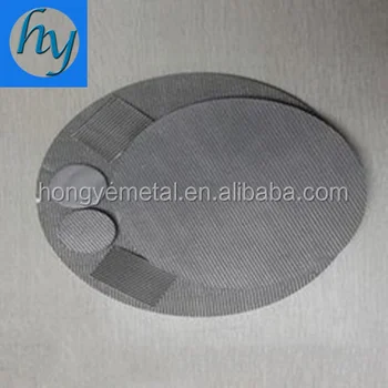  40  Micron  Filter  Flat Round Mesh Blood  Filter  Mesh fda 