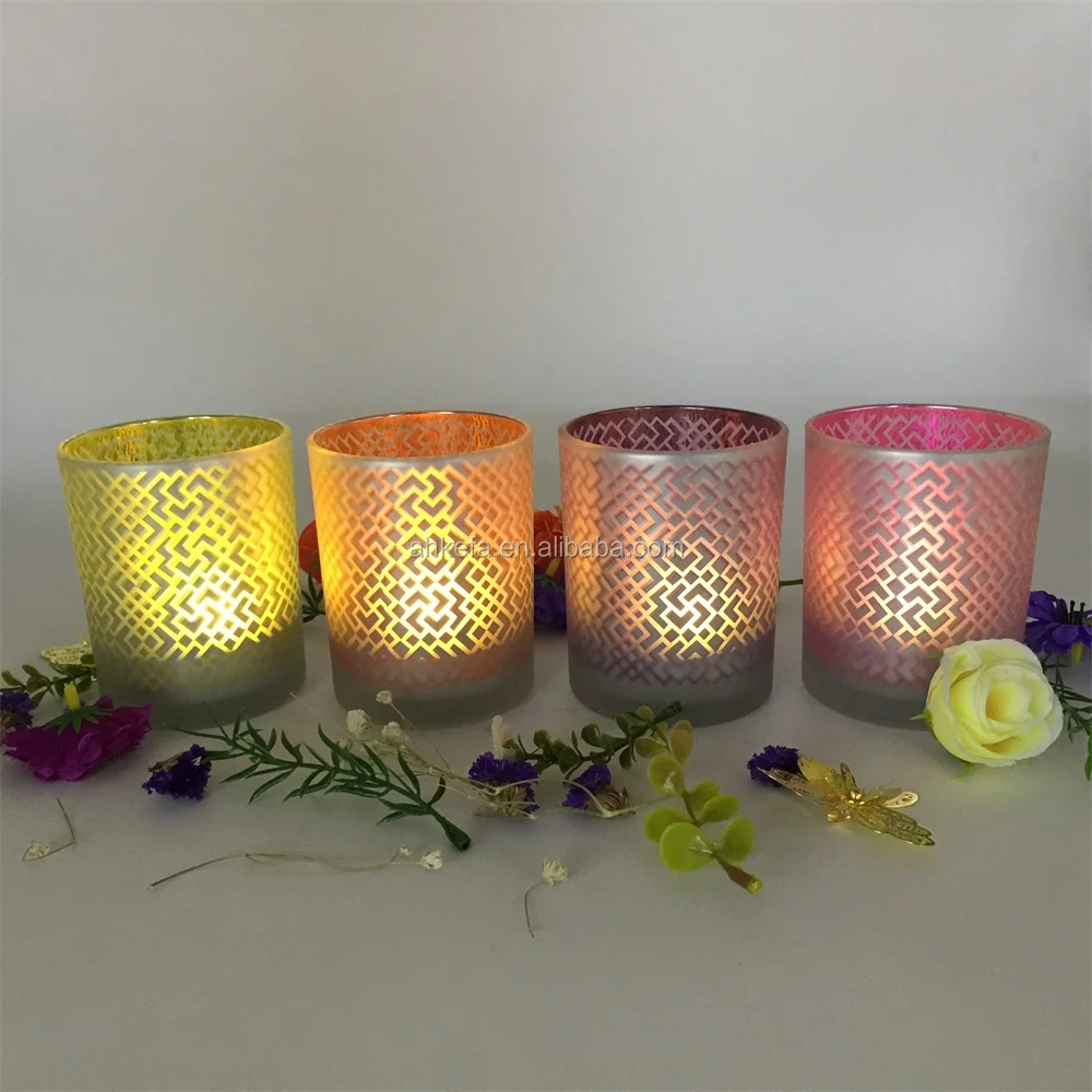 decorative candle plates