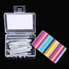 20Pcs/Box Nail Fiberglass for Nail Art Quick Extension White Acrylique Builder Tips Tool With Scraper
