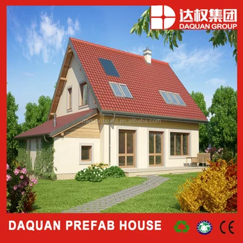 One Floor Prefab 115m2 House With Detached Garage Store Room Anti