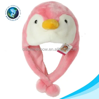 pink penguin plush