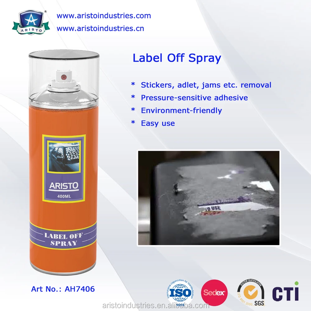 Label Off Spray Sticker Remover - Buy Aristo Label Off Spray,Label Off ...