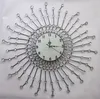 Super quality long stick movement decorative metal wall clock