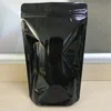 Custom printing clear front mylar foil Zip Lock Bag pouch/ Black mylar Foil Reclosable ZipLock Bag