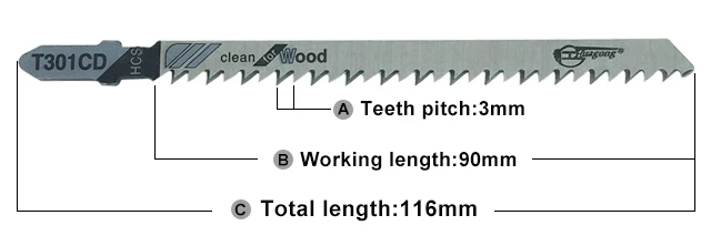  jig saw blades set