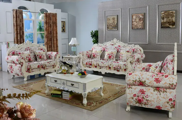 Dxy Elegant Design Cloth Sofa Fashionable Flower Patterns For Dxy Elegant Design Cloth Sofa Fashionable Flower Patterns For Living Room 3048