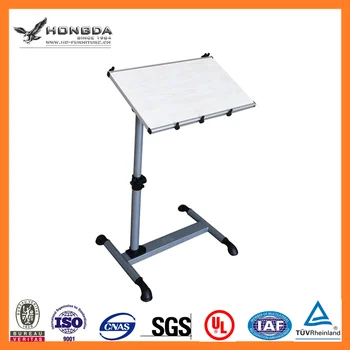 Portable Rolling Laptop Desk On Wheels White Buy Height