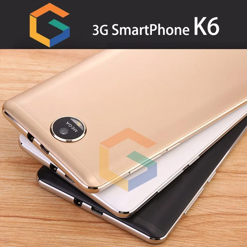 Metal Body The Newest Low Cost 6inch Slim Mobile Phone K6 Online