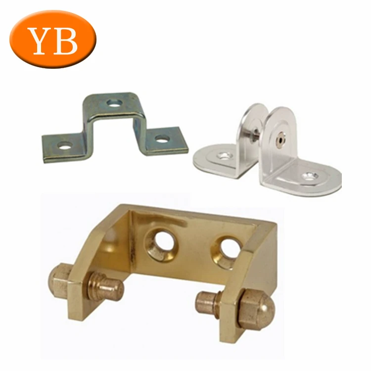 Custom Black Powder Coating Spring Steel Pipe Clamp Bracket C T Bracket