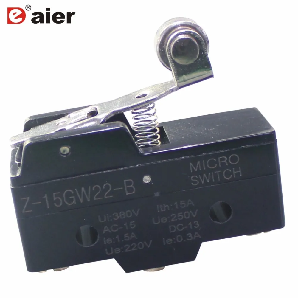 Z15gw2277b Spdt Z Series Micro Mini Limit Switch With Double Roller