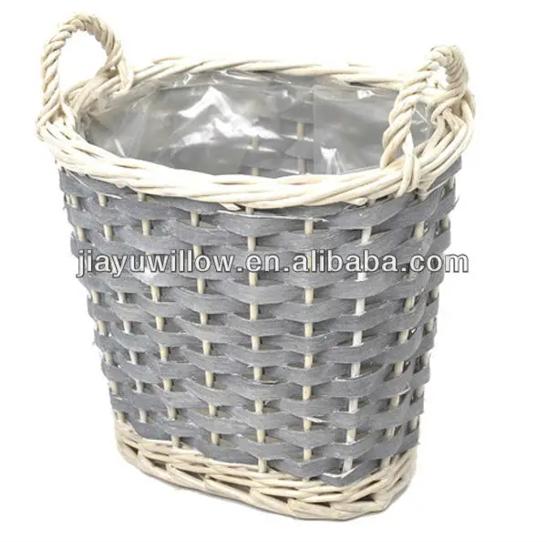 Recgtangle Wicker Plant Baskets Plastic Liner Buy Wicker Plant Baskets With Plastic Liner