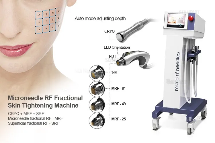 fractional micro needle rf face lift stretch mark wrinkle remover removal machine rf microneedling korea