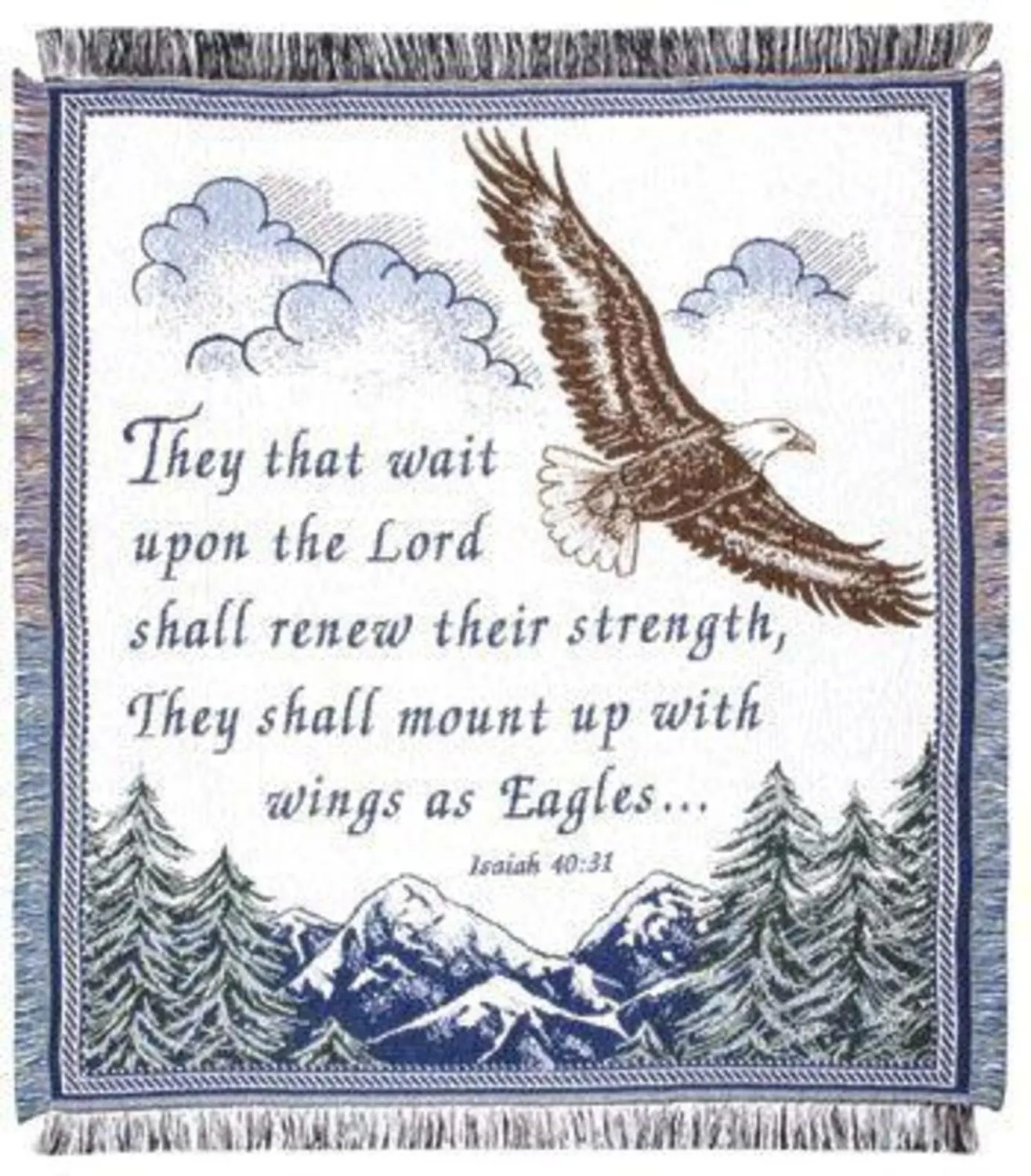 Joseph Studio 60873 Soaring Eagle Garden Stone with Verse They Will Soar on Wings Like Eagles Isaiah 40:31 11-Inch