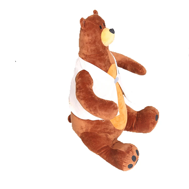 毛绒软便宜棕色大玩具熊毛绒玩具