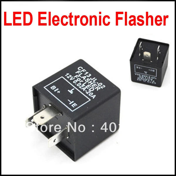 20pcs 3 Pin Electronic Flasher Relay Module Cf13 Fix Led
