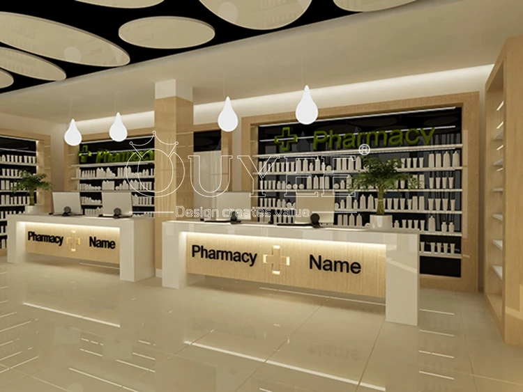 Hot Selling Modern Retail Medical Store Counter Design - Buy Medical Store Counter Design,Retail