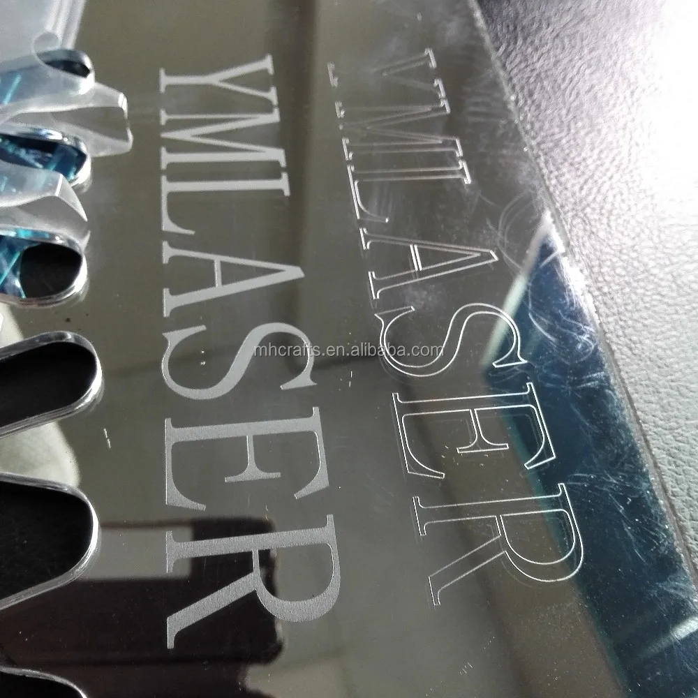 acrylic message mirror