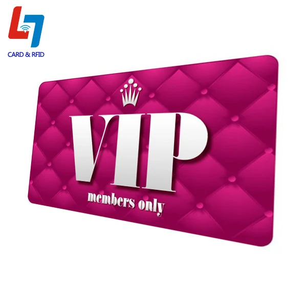 Different Variety VIP/GOLD/SILVER Menbers PVC Card Color with CMYK