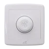 86 type 1 gang 250V rotary switch fan speed control adjust wall dimmer switch PC flame retardant material for BS UK Standard
