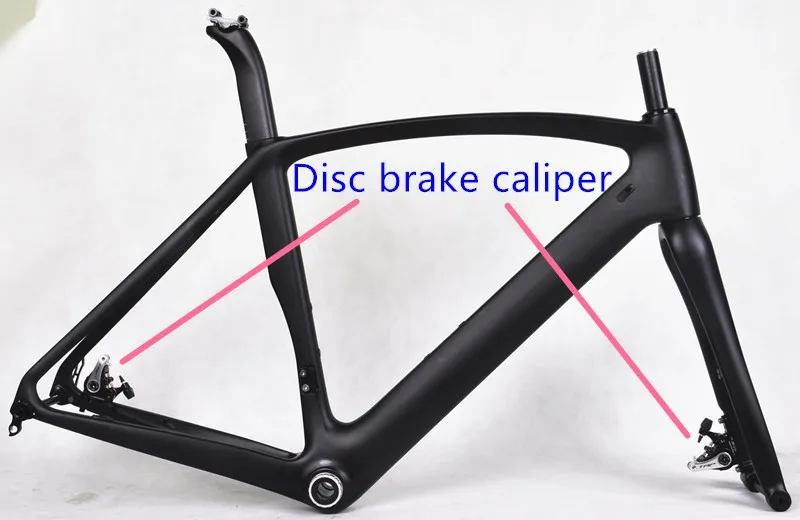 disc brake road bike frameset