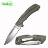 Hot sell customized OEM knife tactical custom pocket knife with G10 handle back lock system